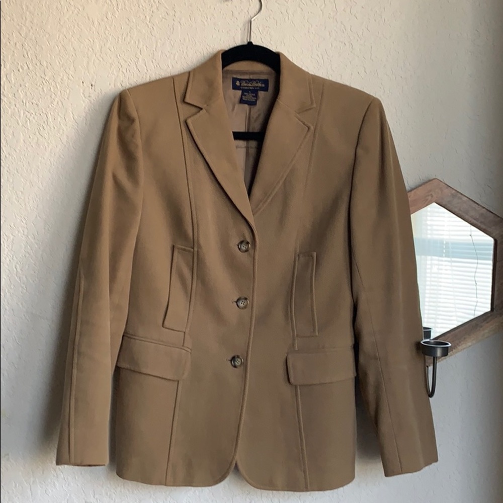 Vintage Brooks Brothers Camel Blazer Jacket sz. 4